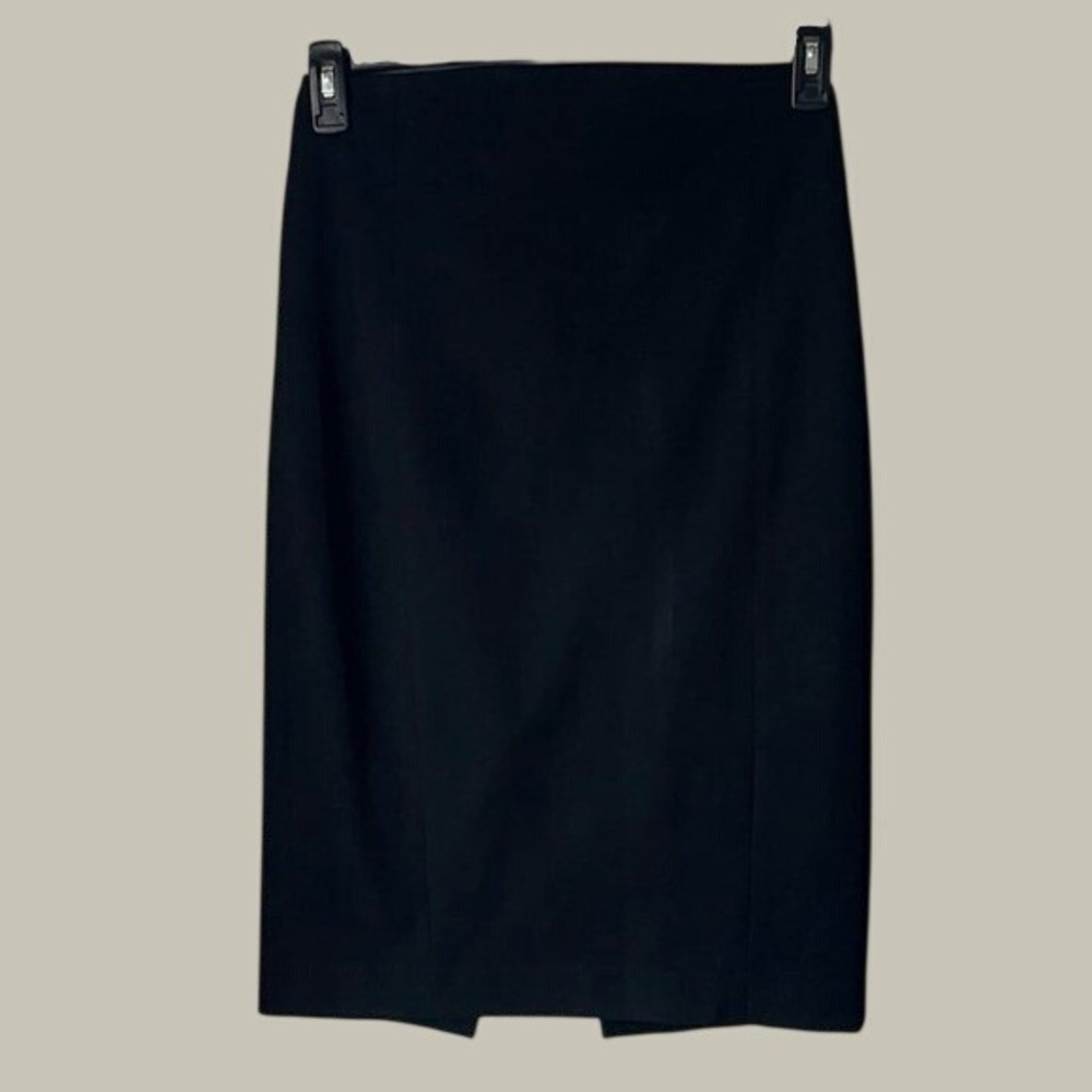 Women's Black High Waisted Long Pencil Skirt S 6 - Picture 3 of 9